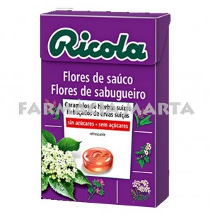 RICOLA FLOR SAÚCO CARAMELS 50 GR