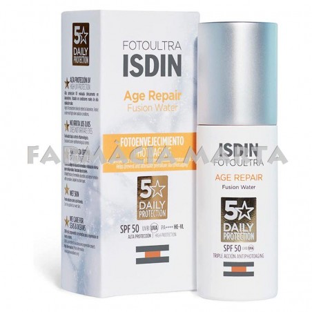 FOTOULTRA ISDIN AGE REPAIR FUSION WATER SPF50+ 50 ML